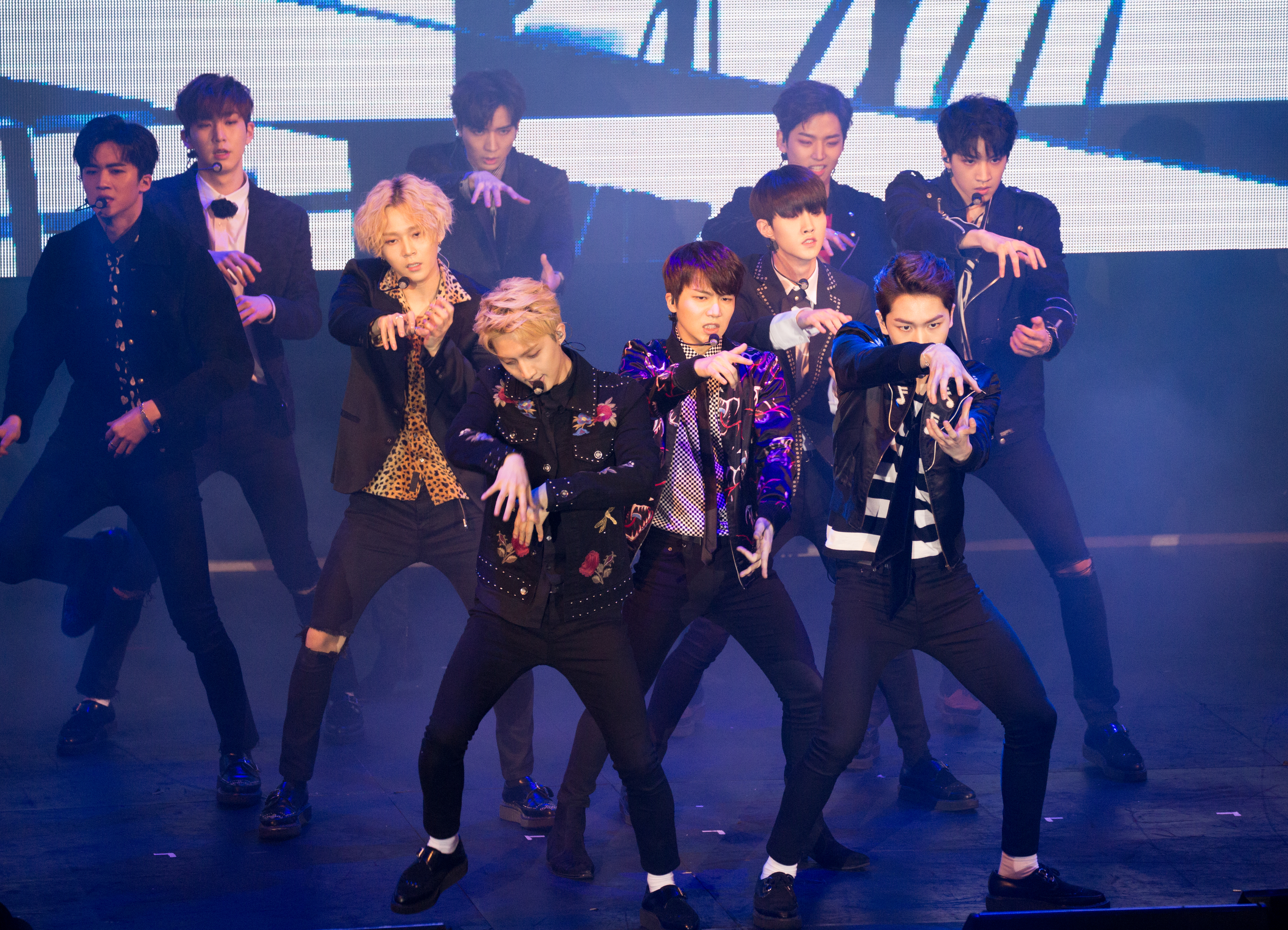 PENTAGON是韓國10人組合，出道5個月首次來台表演。