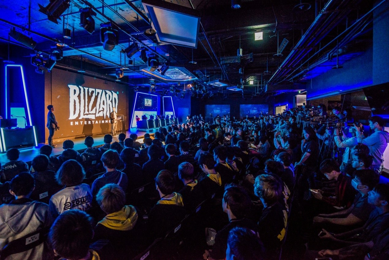 位於台北的暴雪電競館(圖片來源:Blizzard Estadium)