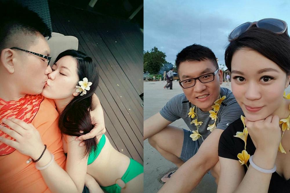 童仲彥日前與一名大眼妹搭機出遊，大眼妹還在臉書PO出29張與童到峇里島旅遊的親密合照。