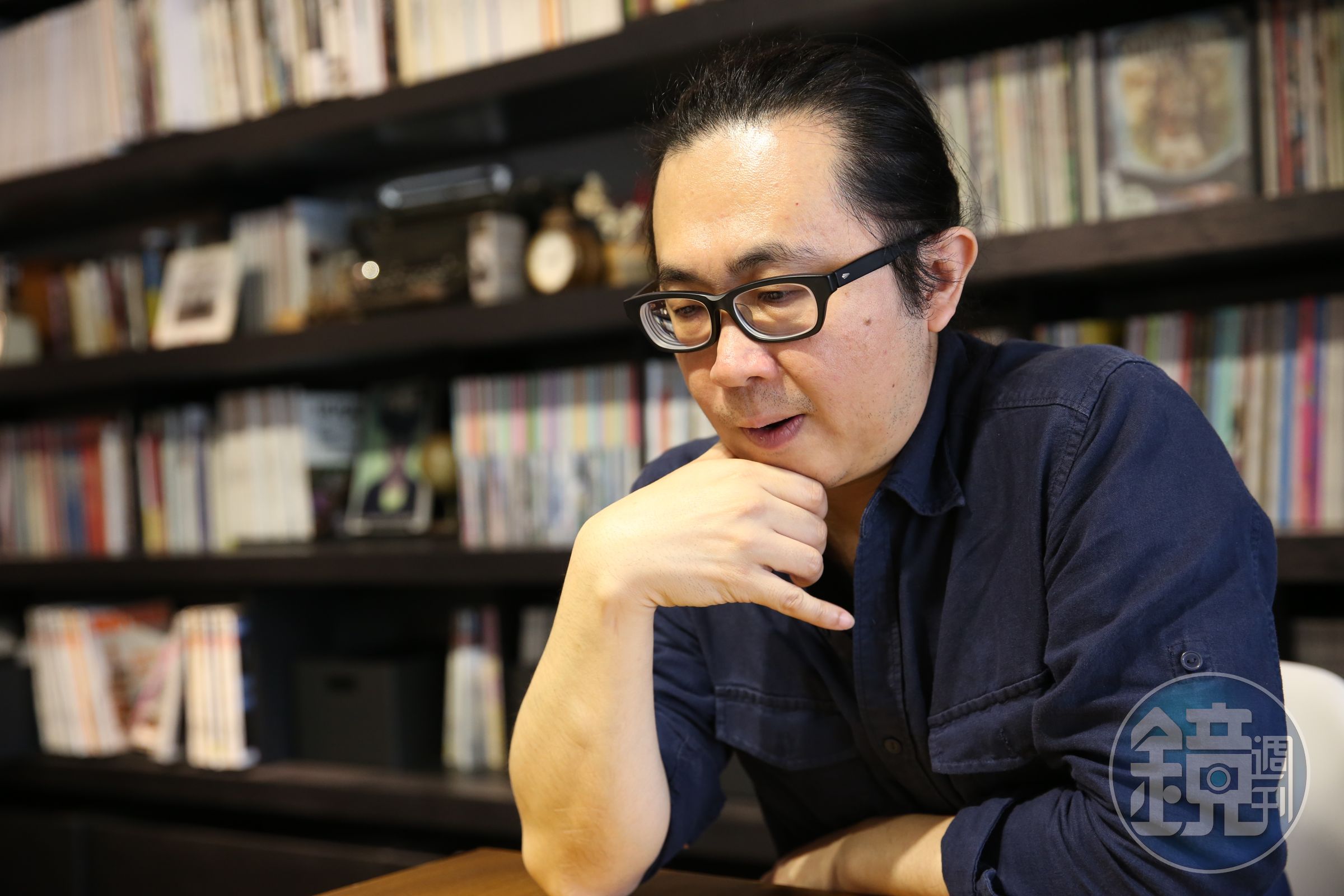 阮光民自稱是「畫漫畫的黑手」。