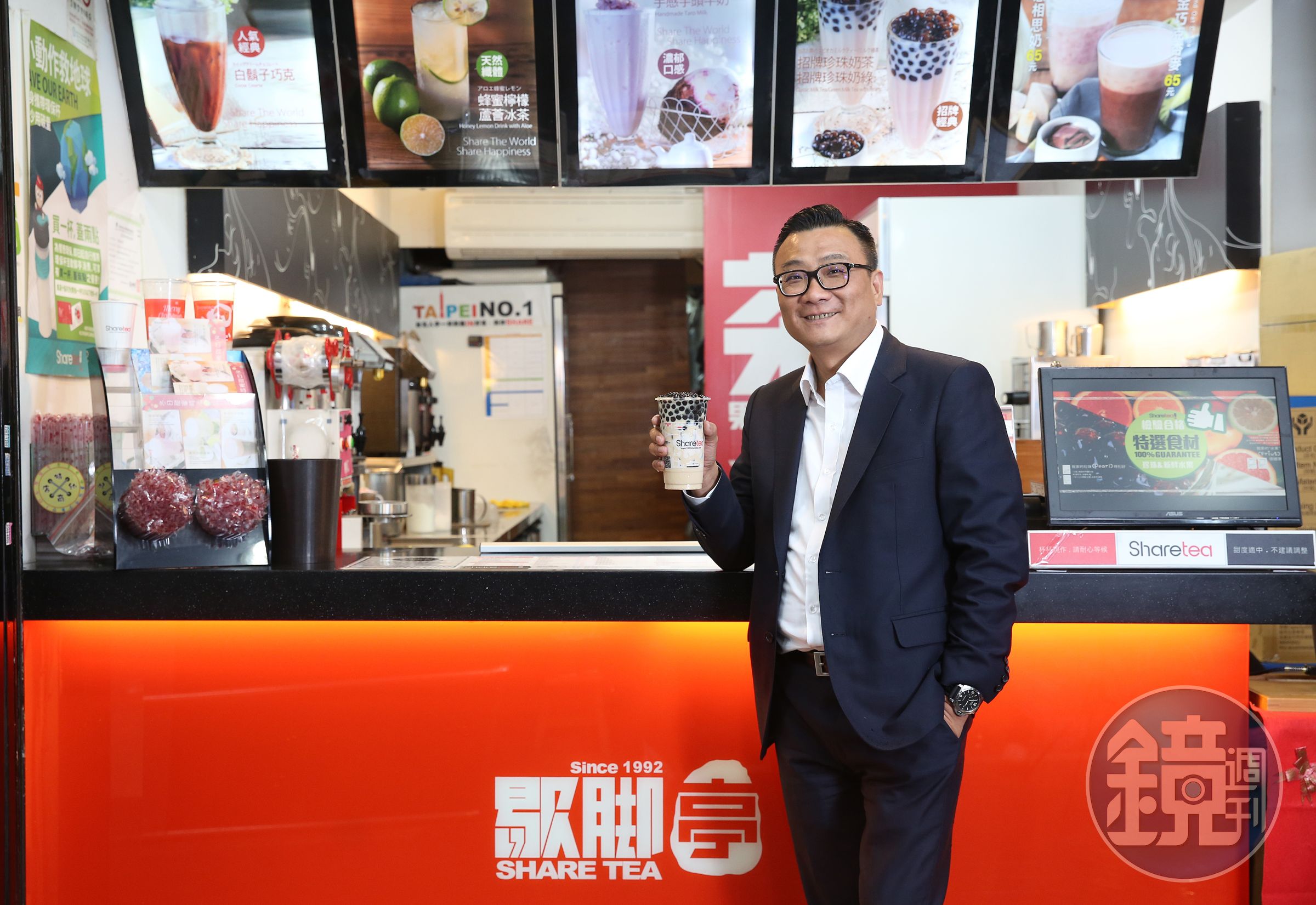 將珍珠奶茶賣到18個國家共400多間店，鄭凱隆始終認為茶飲市場沒有飽和的一天。