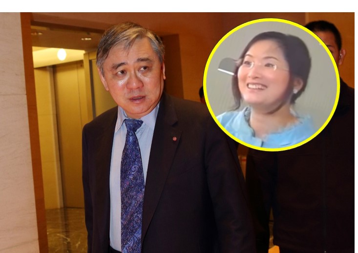 宏仁集團總裁王文洋驚傳與女友呂安妮感情生變。(呂安妮圖翻攝自中天新聞)