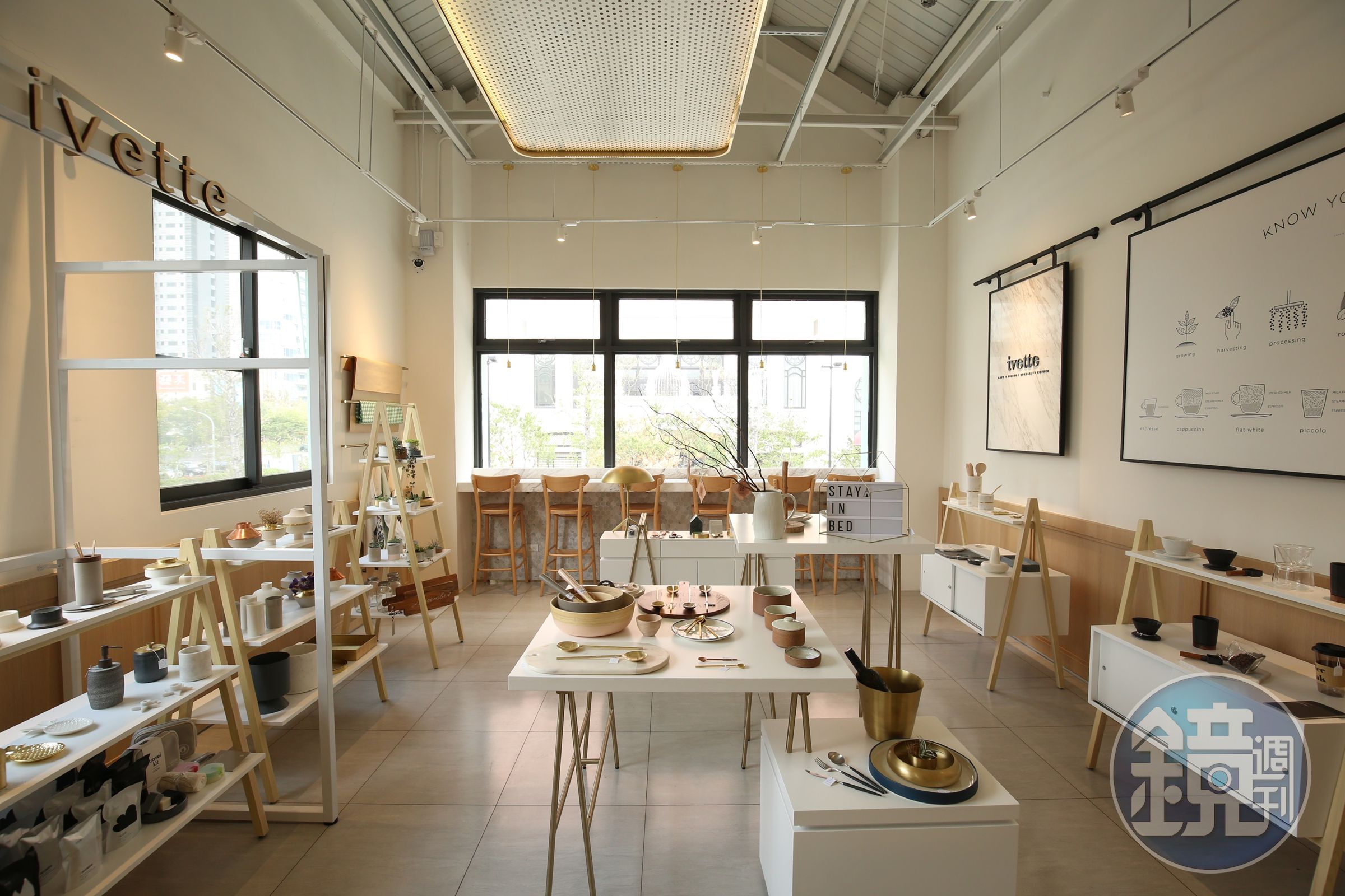 來「ivette cafe」別忘了到2樓的「select ivette」選物店逛逛。