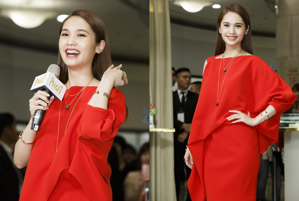 楊丞琳出席伯爵快閃店活動時，透露原本是戒指控的自己，覺得自己戴項鍊也好好看。