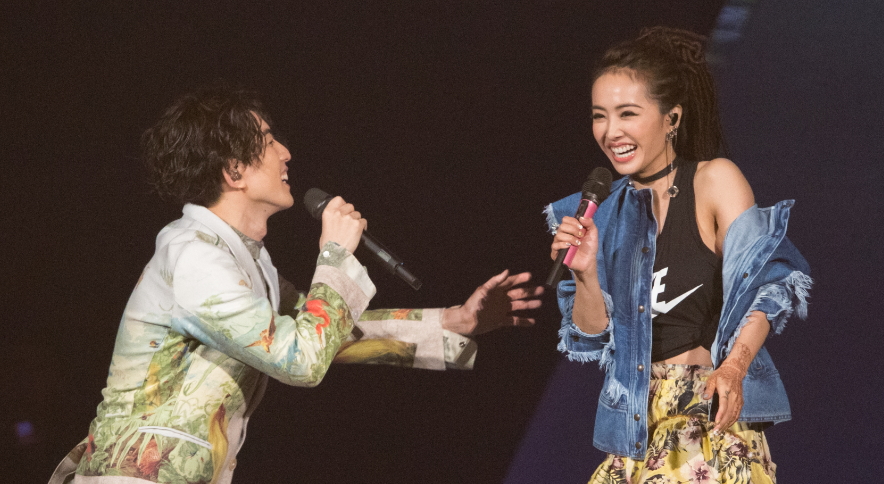 蔡依林除了自己三度登上台北小巨蛋開唱,也多次幫天王天后站台當嘉賓。