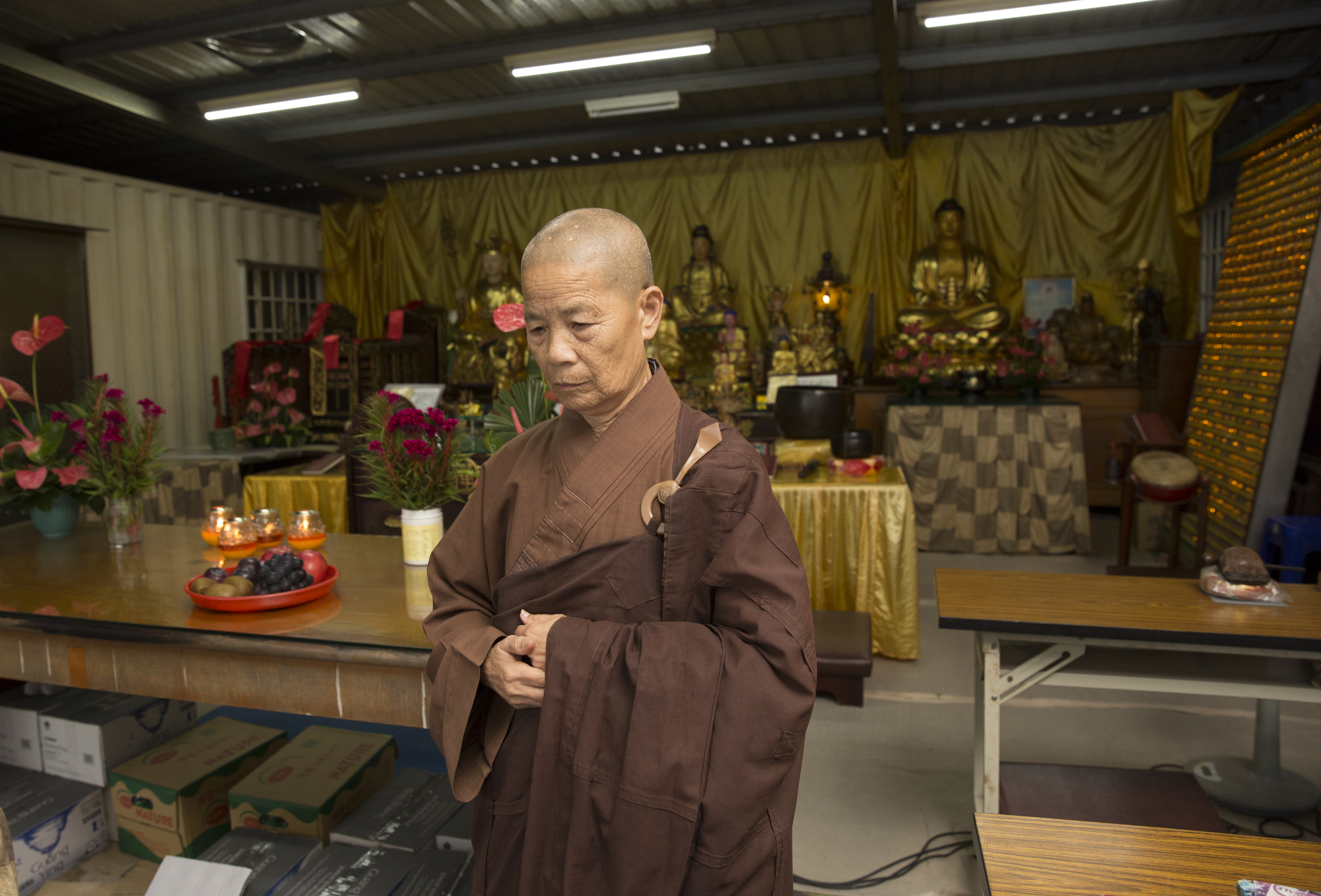釋懷宗禪師誤信魏明仁的謊言，導致百年古寺被霸占。