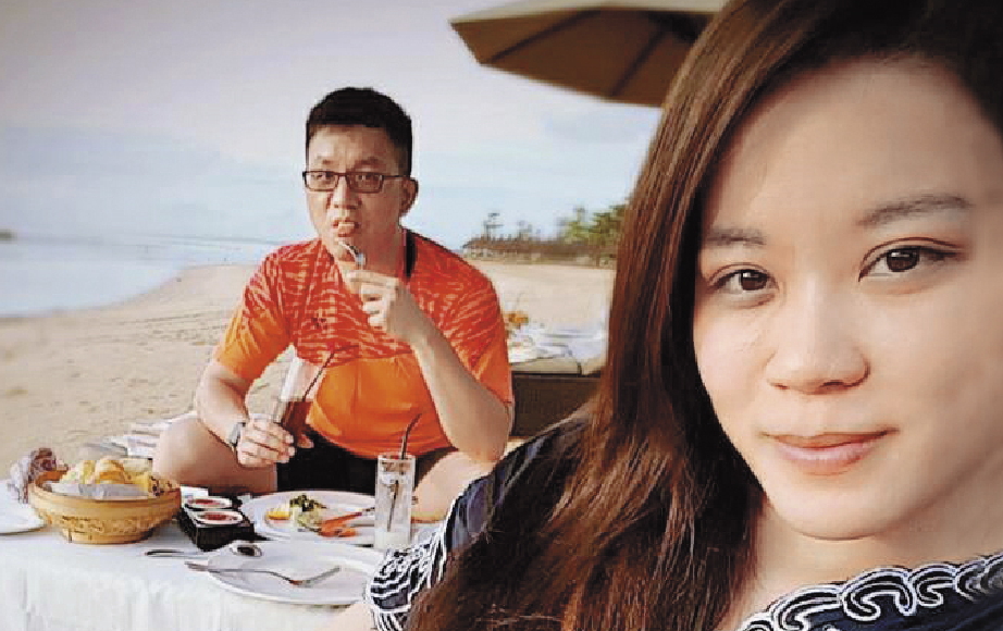 邱薏在臉書貼出與童仲彥的親密出遊照,引發軒然大波。(翻攝自臉書)