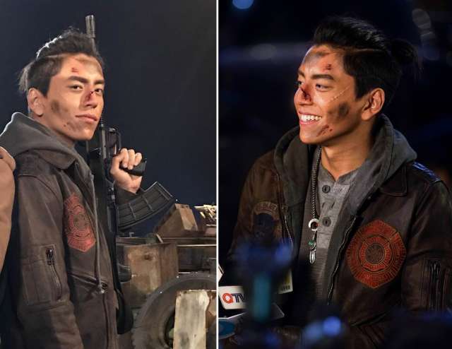 王大陸近年事業一飛沖天，還在《英雄本色》飾演周潤發當年的角色「小馬哥」。（翻攝自微博）