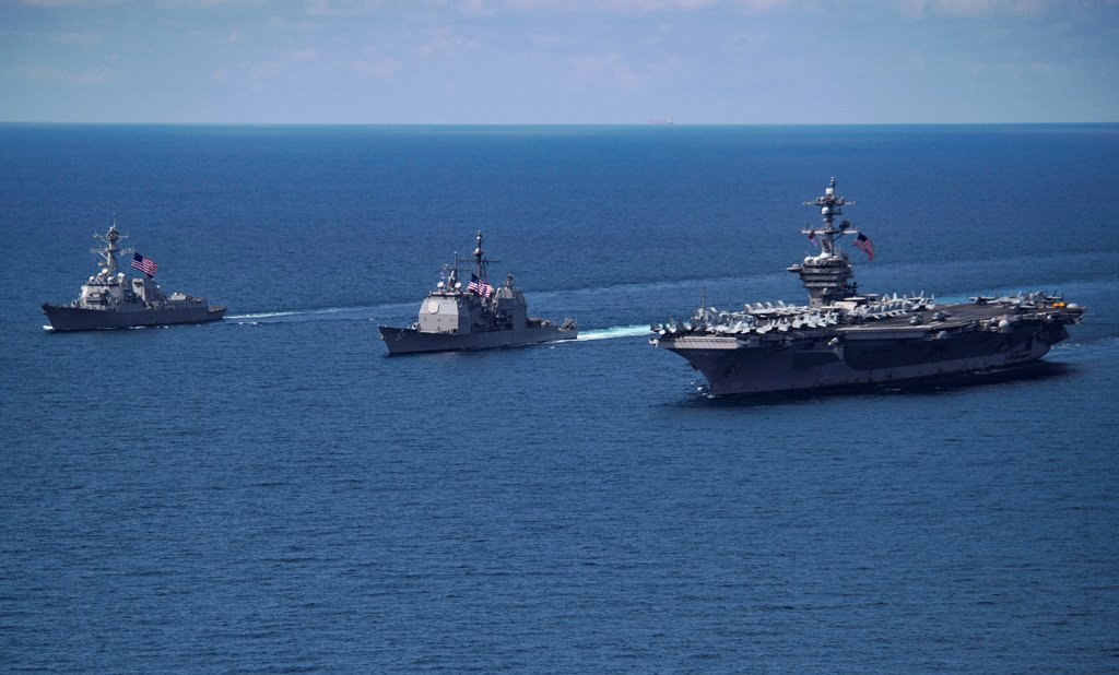 差點被疑為人間消失的卡爾文森號航母，經美方證實，日前在澳洲搞聯合軍演，剛剛動身往印度洋。