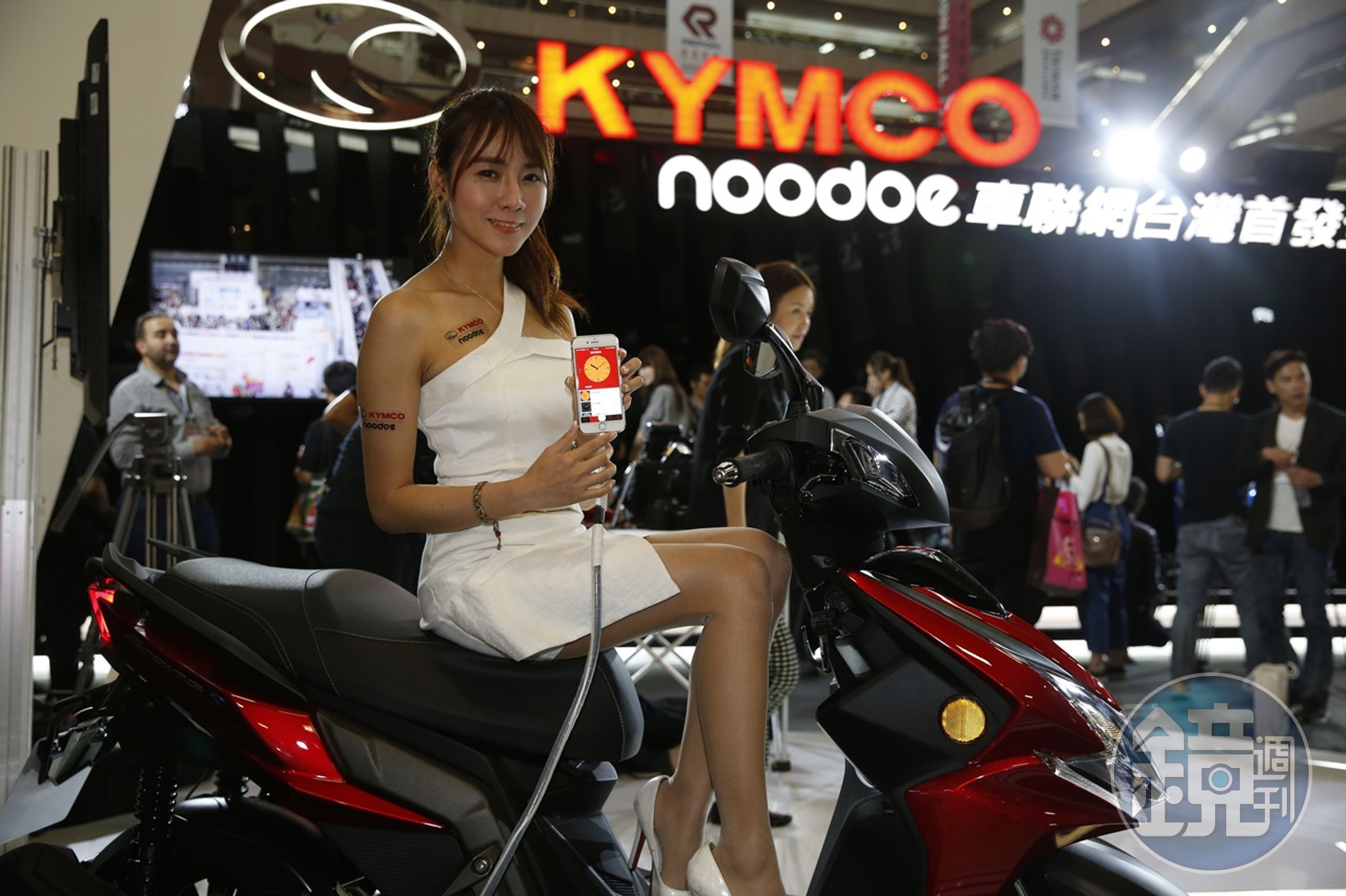 柯俊斌透發下豪語，計劃未來五年內，每輛KYMCO機車都將配有Noodoe車聯網，朝向智慧科技速克達全產品陣線的目標發展。