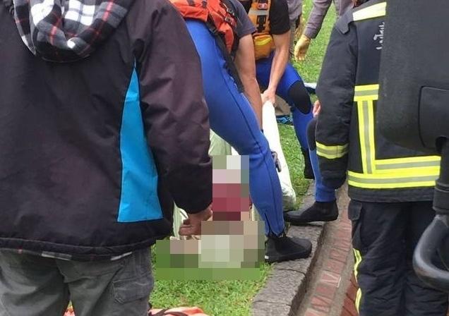 台中湖心亭今日發現一名婦人屍體。
