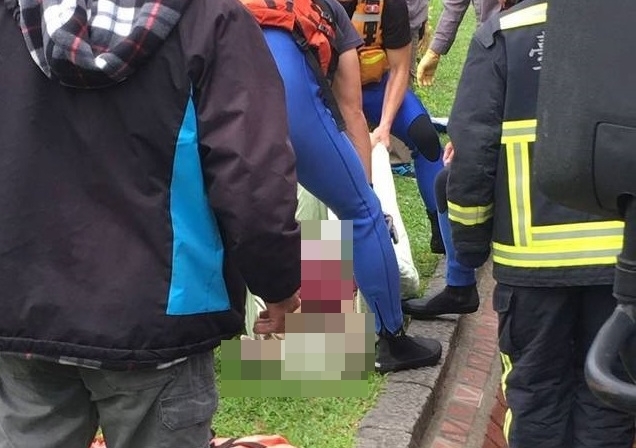 台中湖心亭今日發現一名婦人屍體。