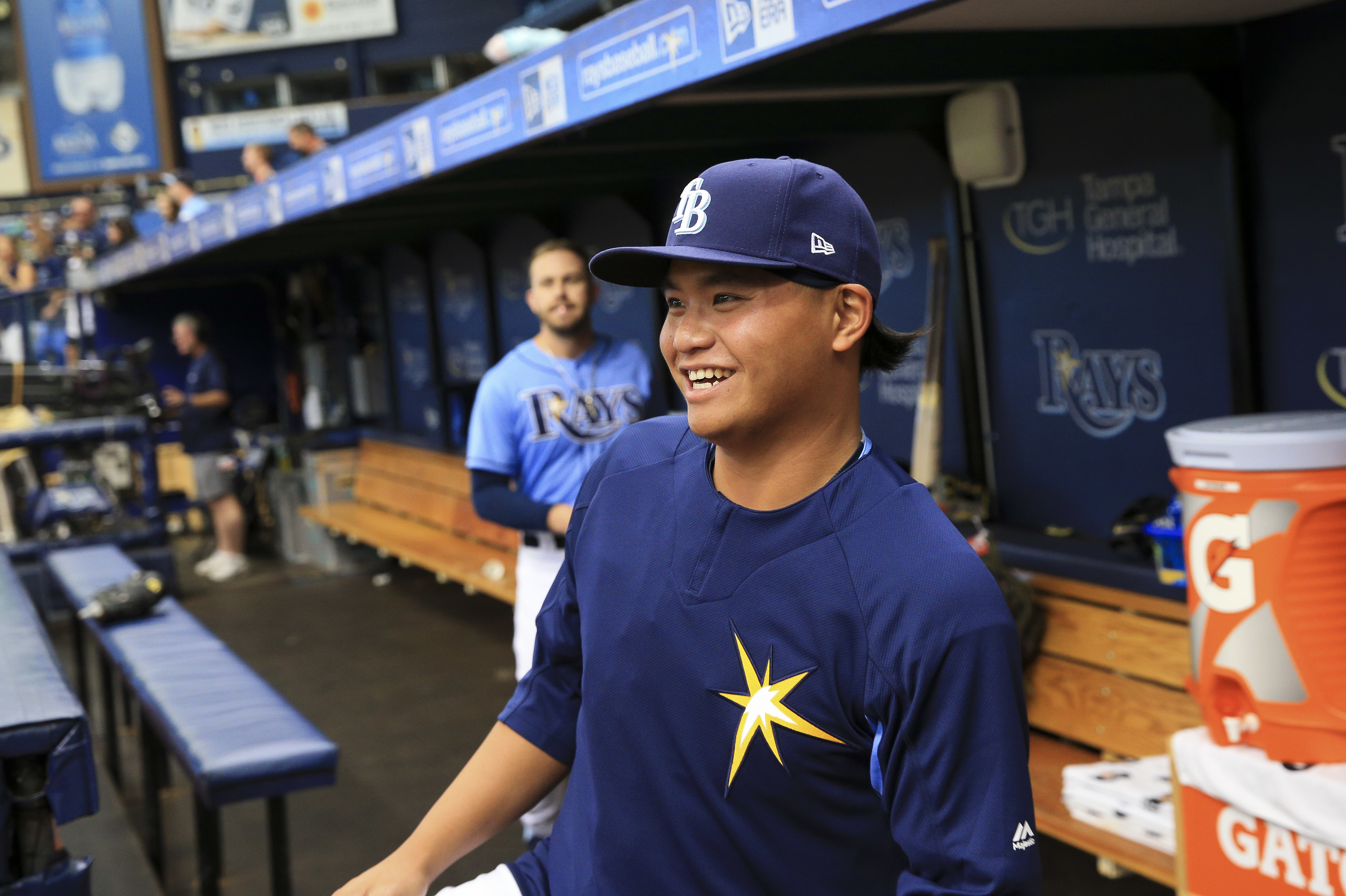 胡智為大聯盟初登板，犀利變速球發威。（東方IC）