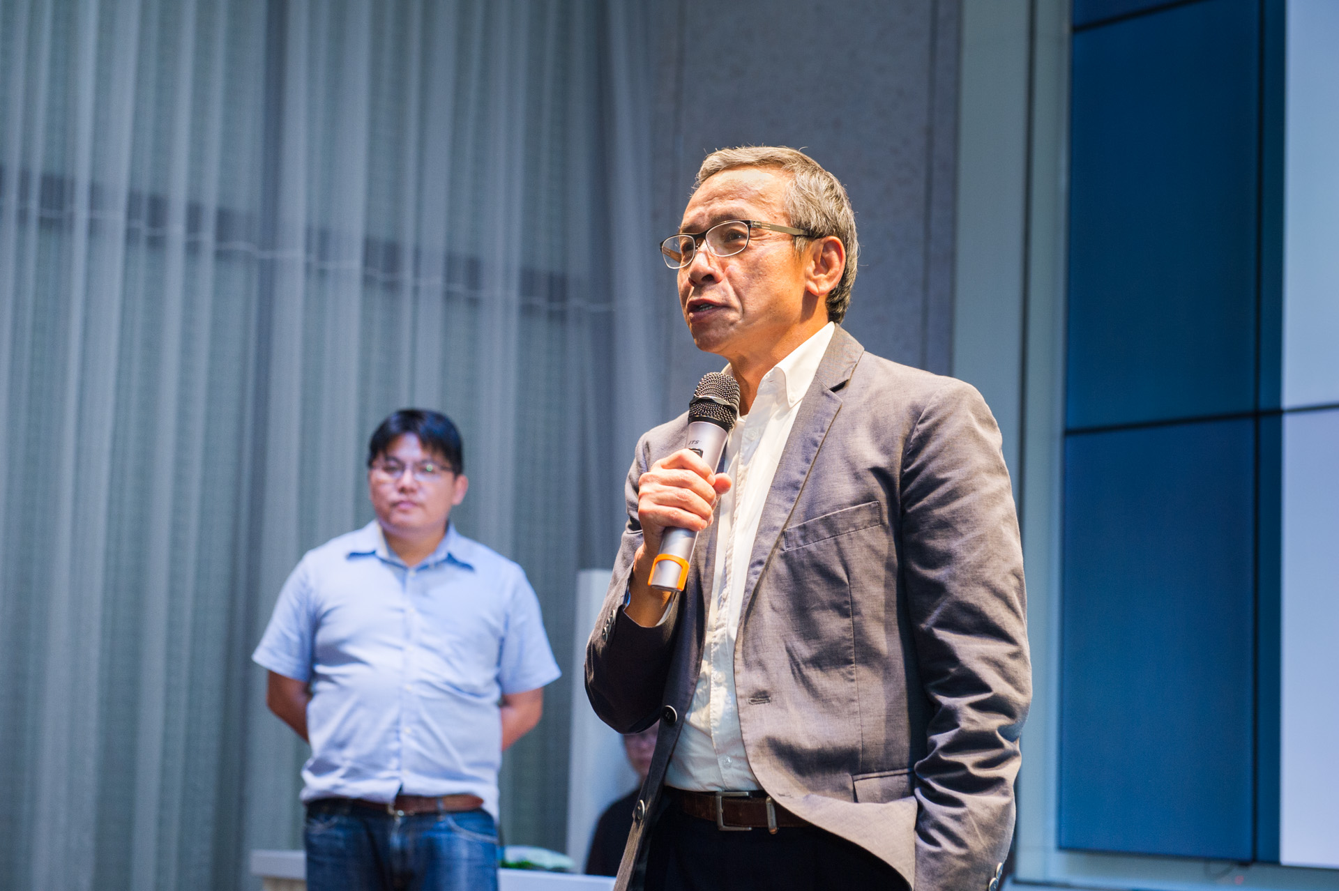 洪慈庸與卓冠廷結婚，導演吳念真也受邀出席晚宴。讀者提供