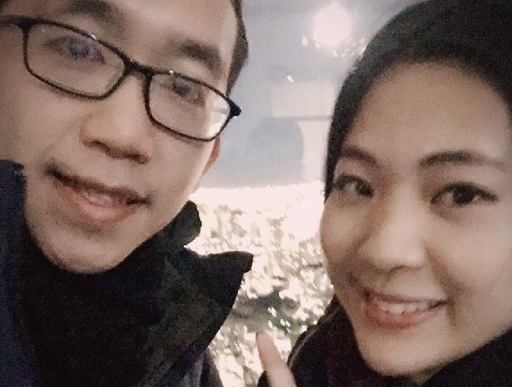 徐巧芯的男友劉彥澧被網友稱長得像陳致中（翻攝徐巧芯臉書）