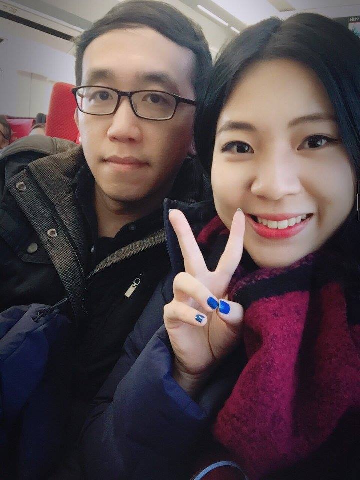 徐巧芯的男友劉彥澧被網友稱長得像陳致中（翻攝徐巧芯臉書）