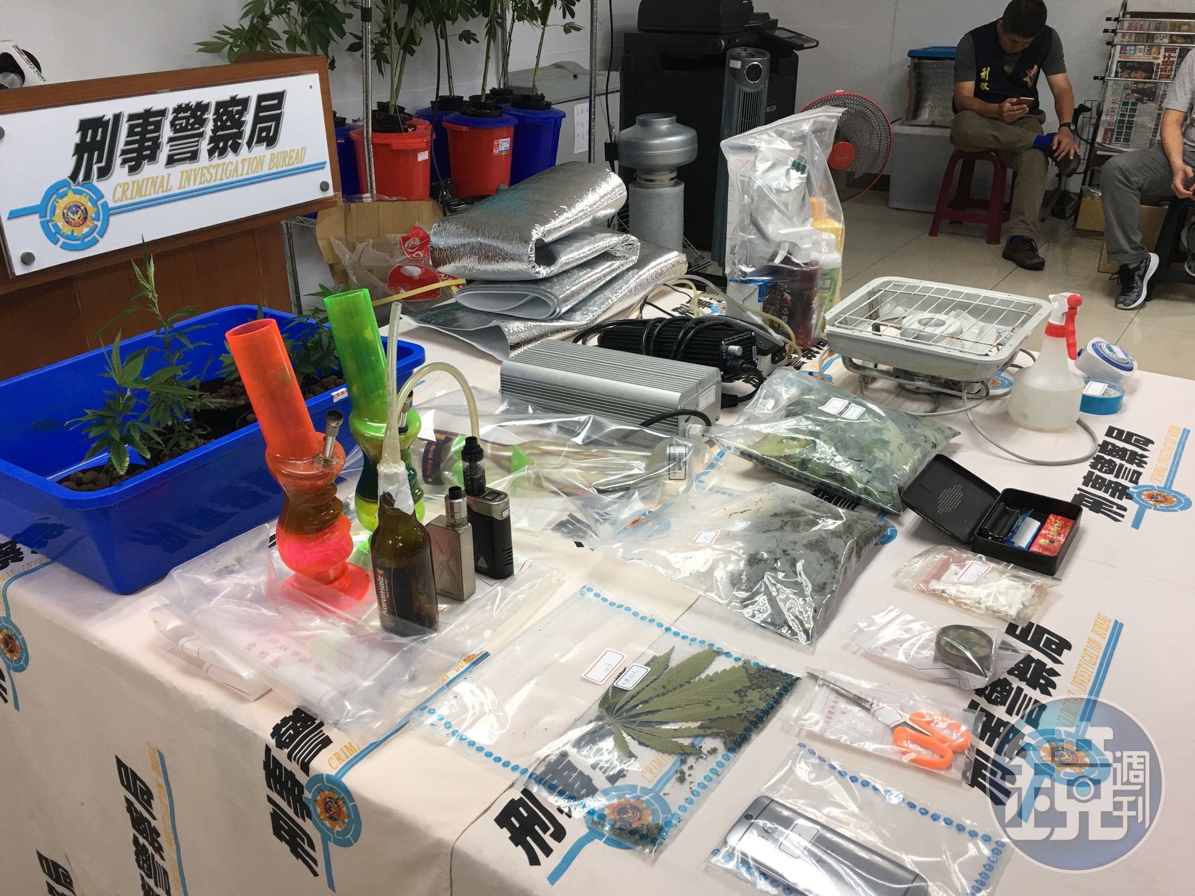 嫌犯因為吸大麻已經成癮 用水菸方式吸食