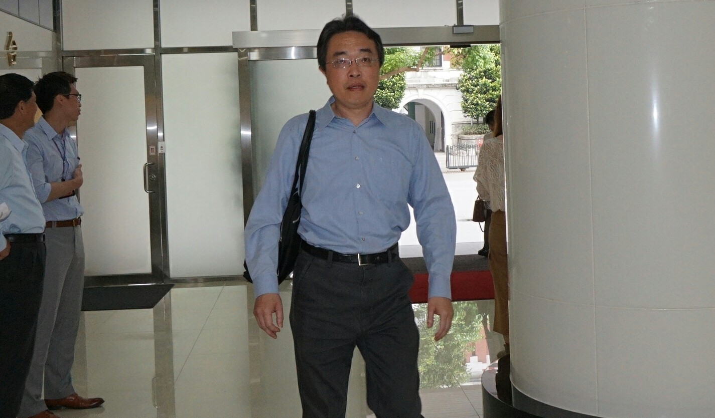 政治大學法律系教授楊雲驊想談論與總統開會內容遭制止。