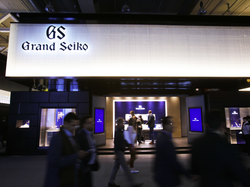 「Grand Seiko」今年宣告品牌獨立，甚至還擁有與SEIKO面積相當的專屬展館。