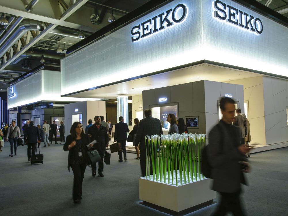 SEIKO的展館與「Grand Seiko」的展館各據一方,而在之前兩邊都屬SEIKO展館。