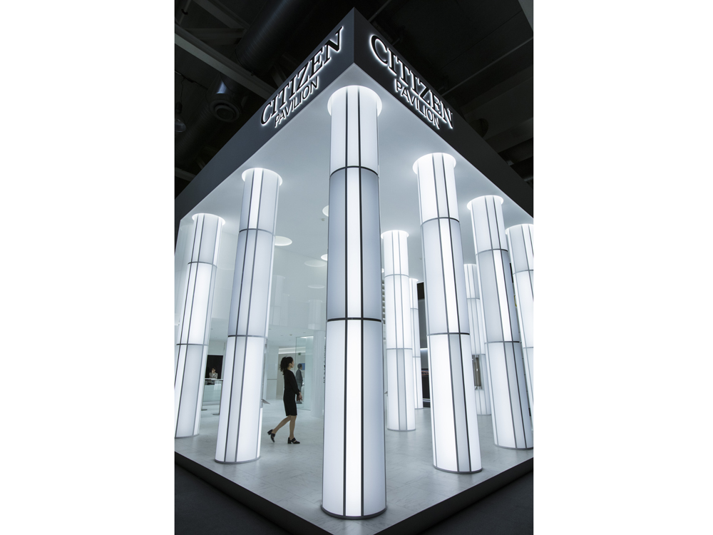 CITIZEN在主展館附近另闢一間「CITIZEN Pavilon」館,裡面一只錶都沒陳列,而是要向公眾介紹CITIZEN Watch Group旗下的鐘錶品牌。