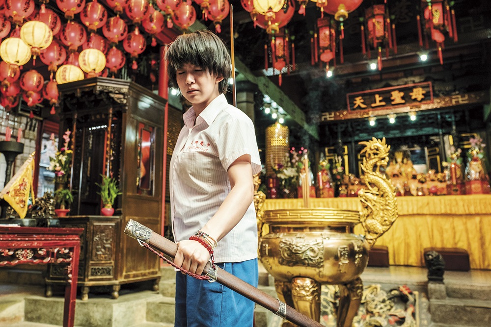 電視劇《通靈少女》的高中生靈媒女主角,原型就是來自劉柏君。(公視提供)
