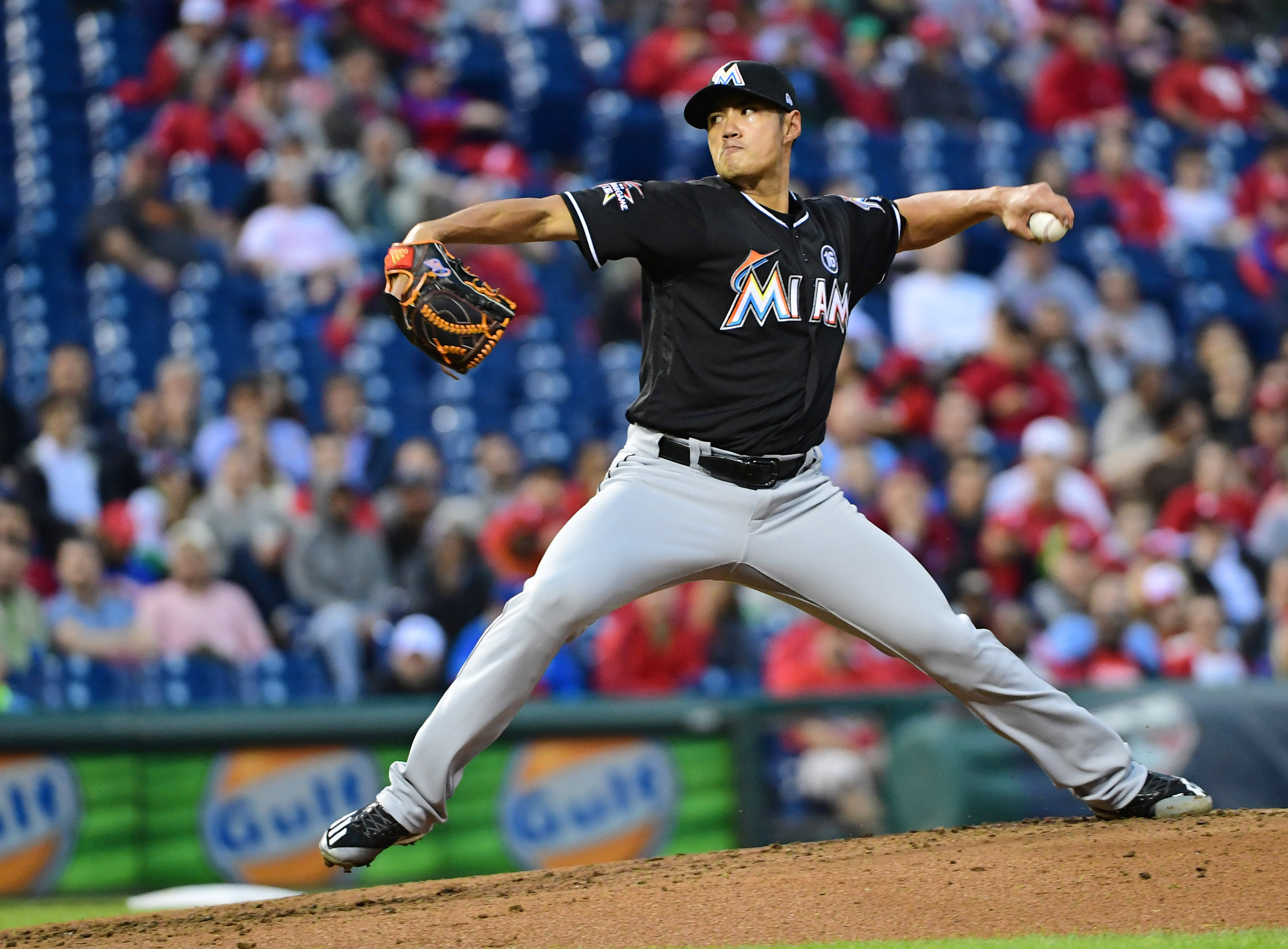 陳偉殷今日狀況普通,但從第二局開始速球失控。(東方IC)