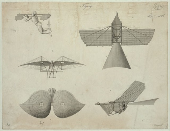 自古至今，人類始終懷抱飛行的夢想。（圖片截自美國Library of Congress網站）