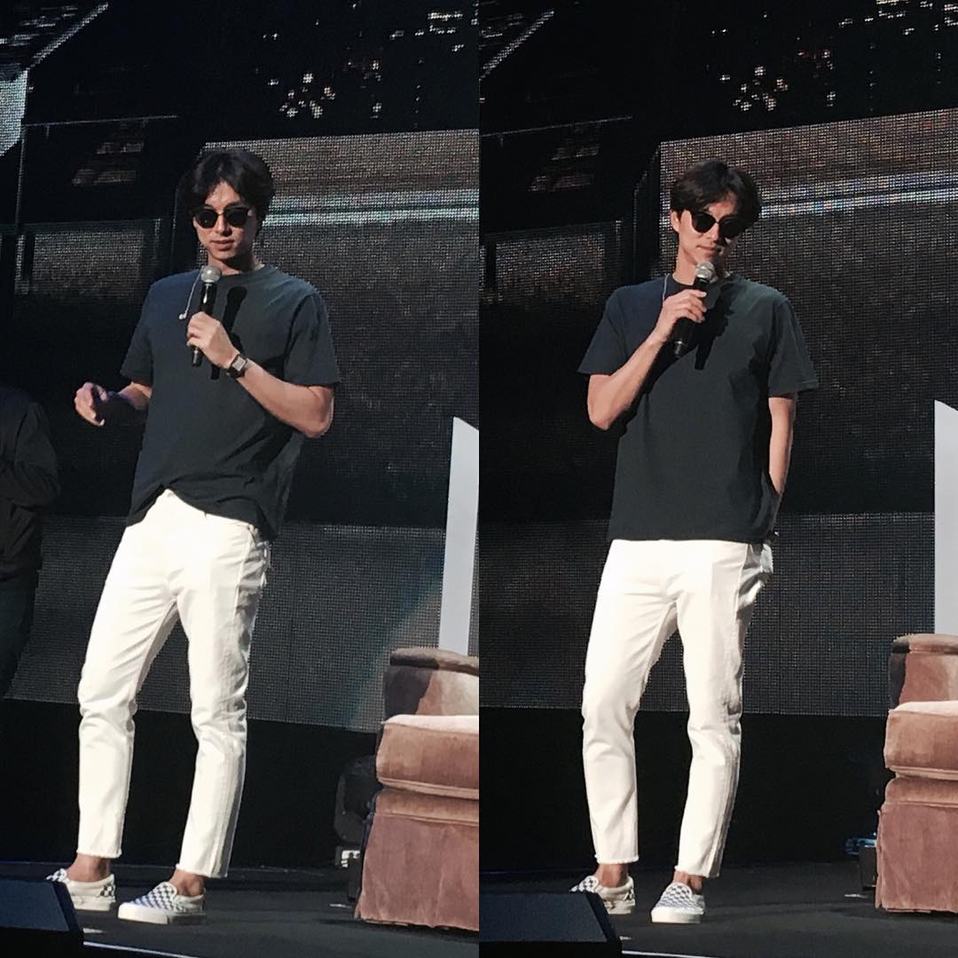 孔劉為見面會準備歌曲，認真彩排。（翻攝自soop經紀公司IG）