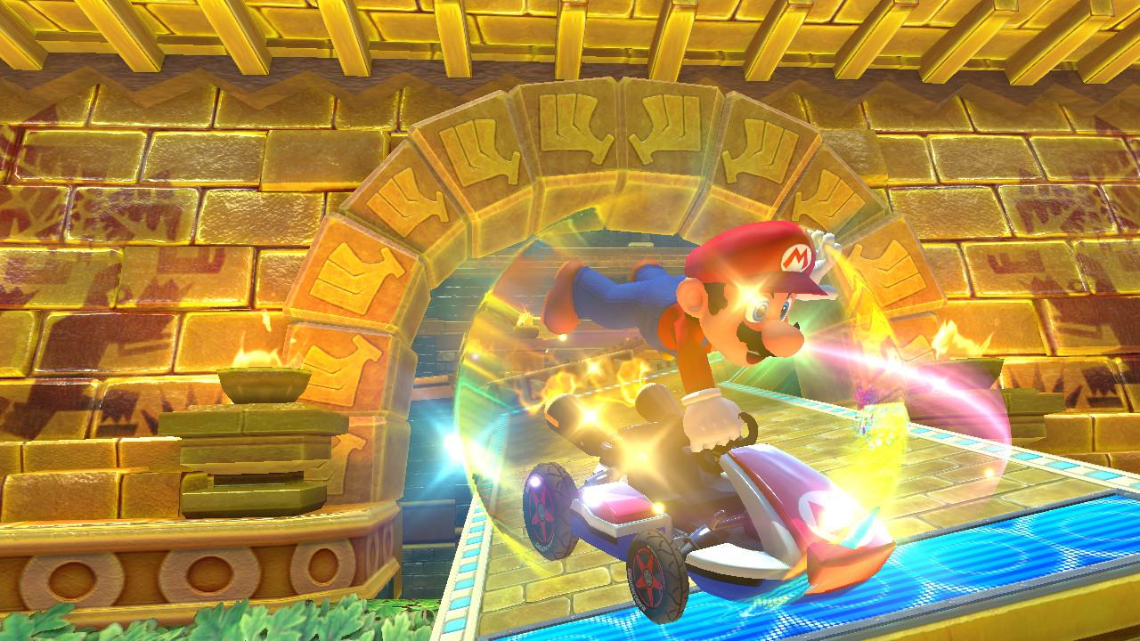 完整繼承 Wii U 版本要素的《瑪利歐賽車 8 豪華版》上市囉！（圖片來源：遊戲實機截圖）