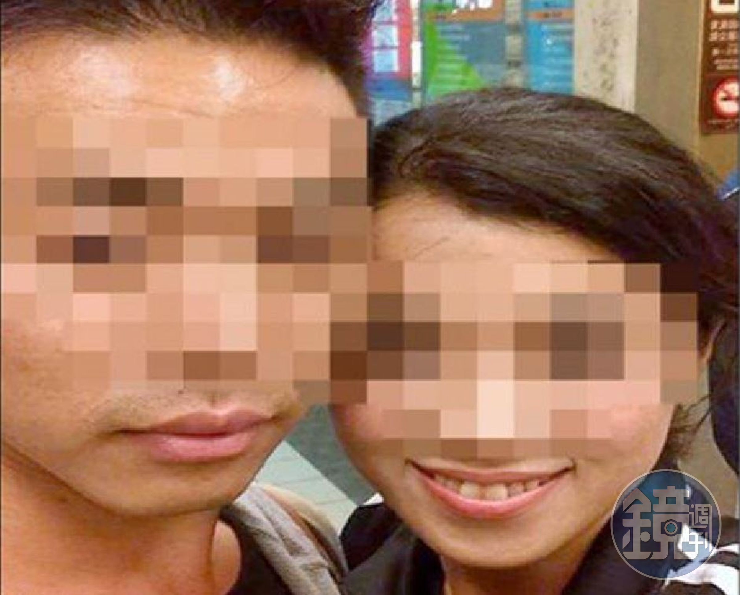 死者王鴻麟不堪遭霸凌上吊自殺，右為其妻子黃姓下士。