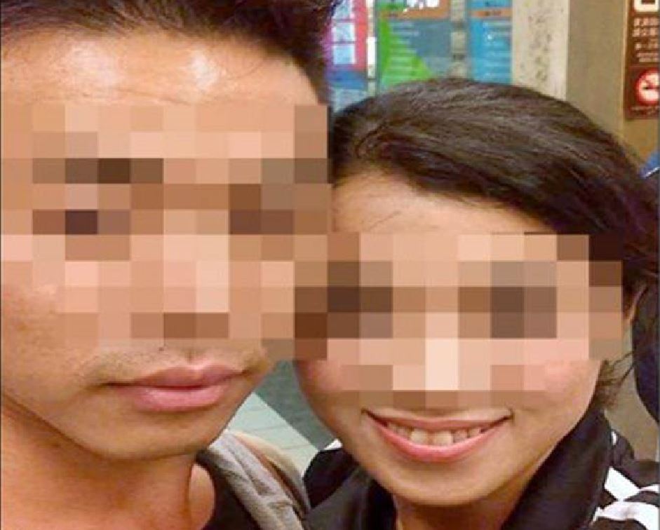 死者王鴻麟不堪遭霸凌上吊自殺，右為其妻子黃姓下士。