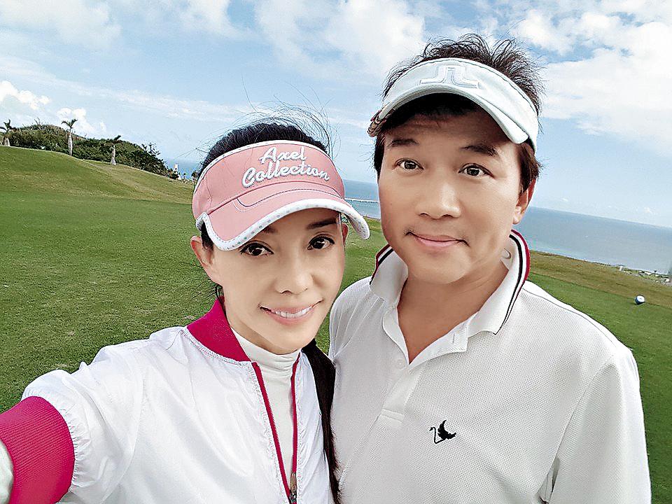 孫鵬（右）跟狄鶯結婚、離婚又結婚，總共21年，就算有林姓蠍女疑似介入，但仍沒離婚，繼續恩愛。