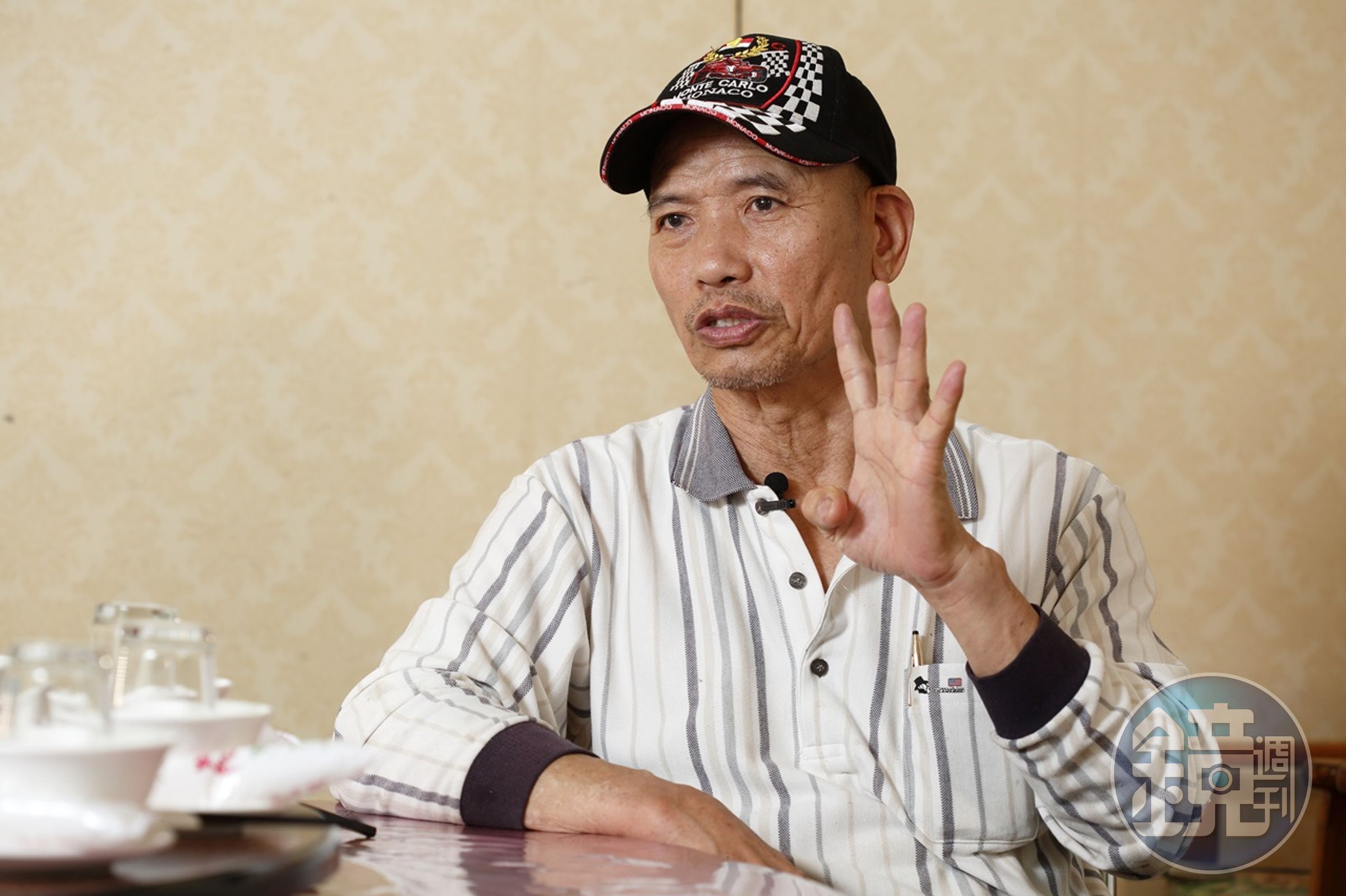 談起賭字，謝勇忠說：「錢怎麼來怎麼去，賭來的錢很難留得住。」