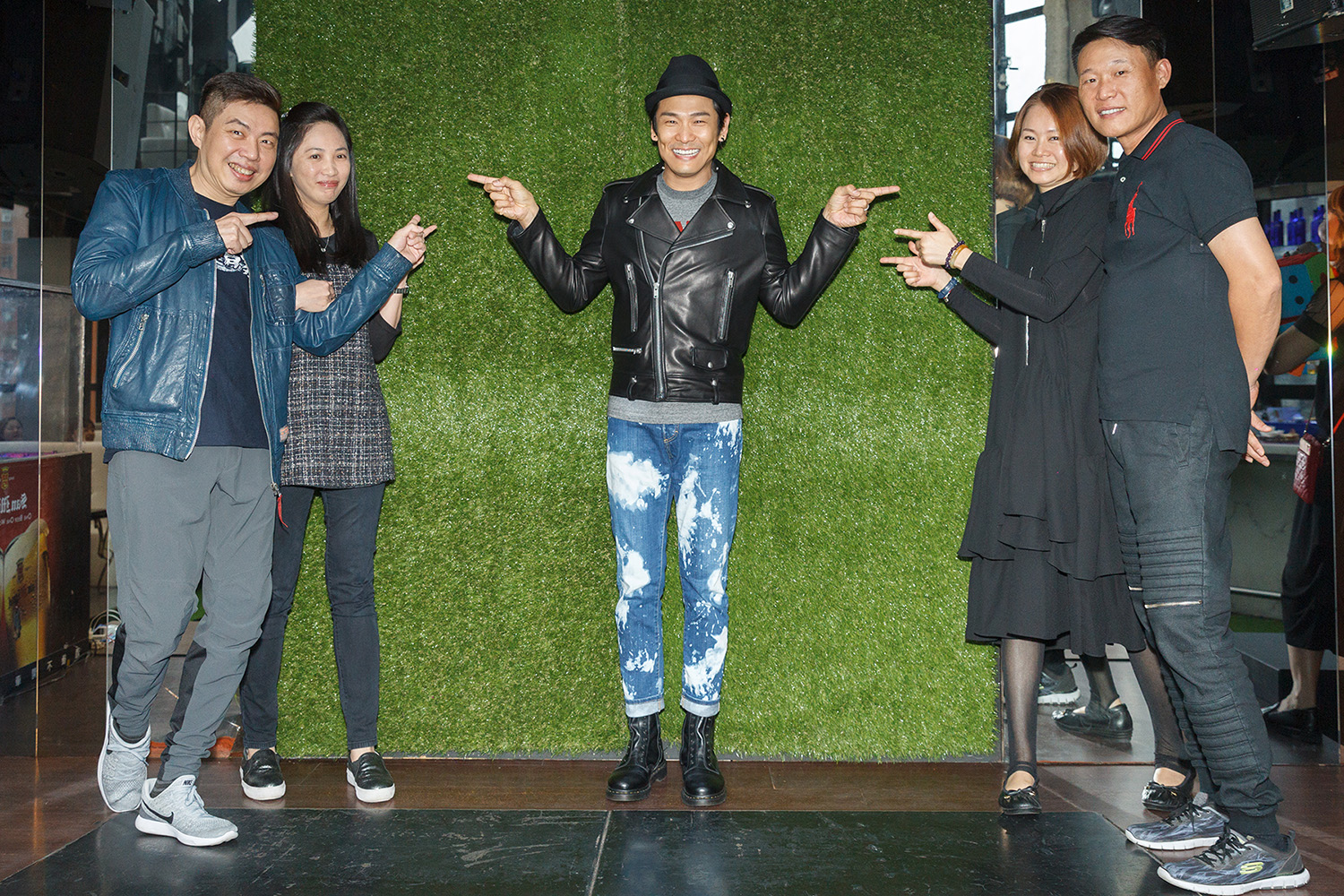 杜德偉在來台粉絲會中，感謝大家的愛護。