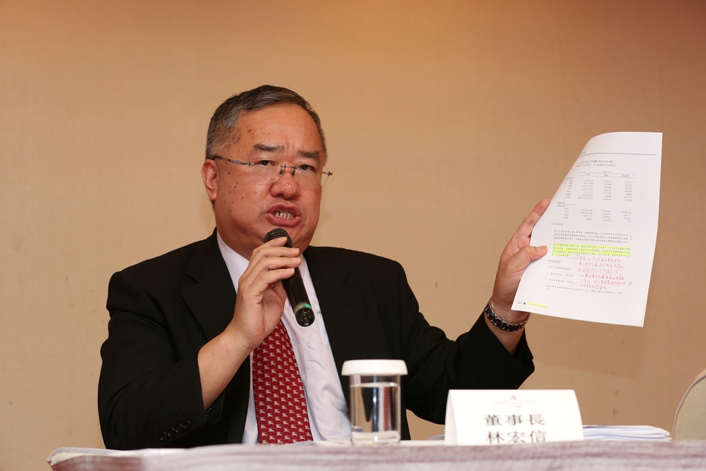 市場派欣同公司提名的董事候選人楊永明、林宏信（圖）及獨立董事候選人林鵬良可暫列入5月11日股東常會之董事及獨立董事候選人名單。