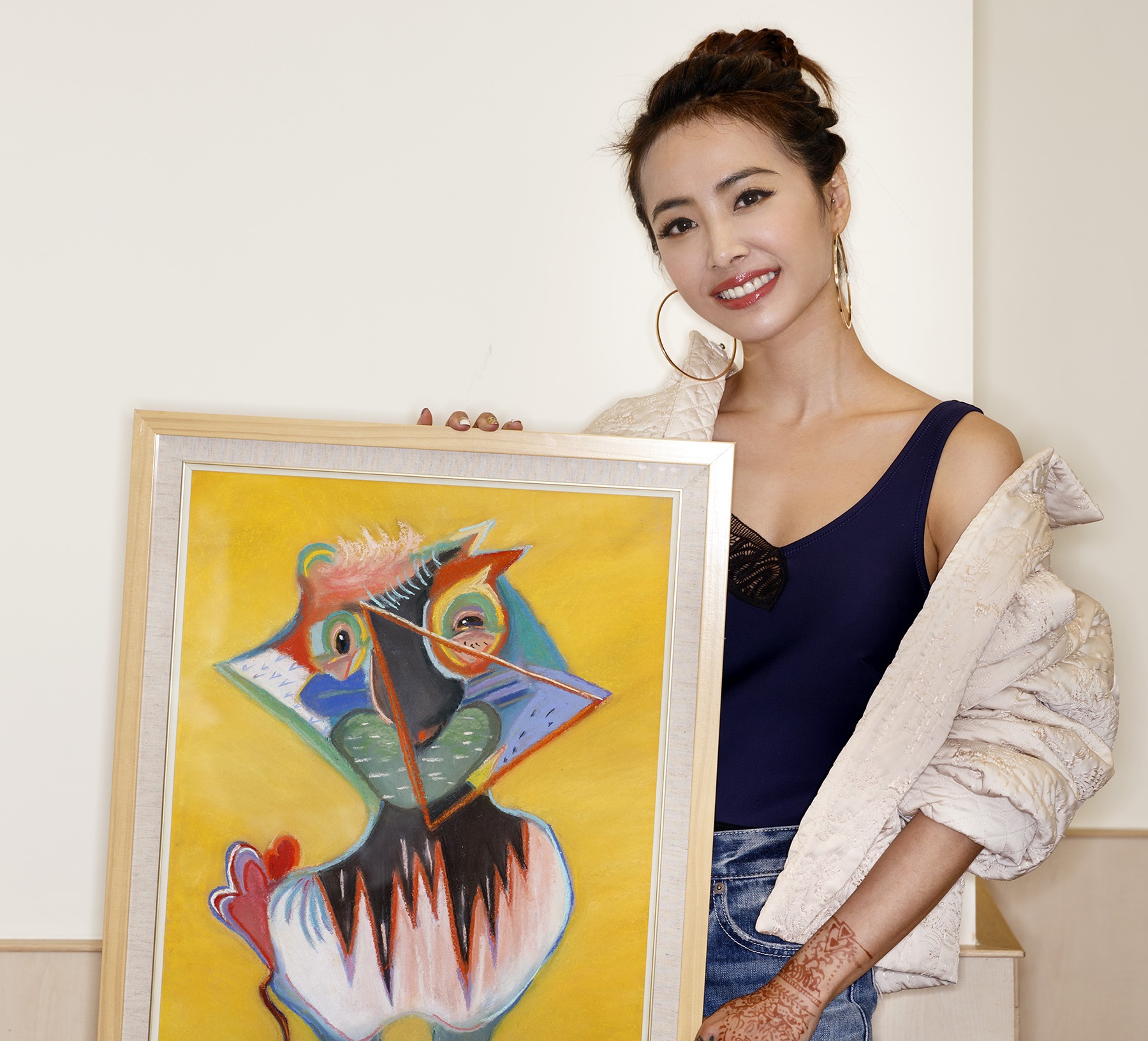 蔡依林為〈WE ARE ONE〉單曲貢獻畫作「你」做為封面，作品並將競標義賣。