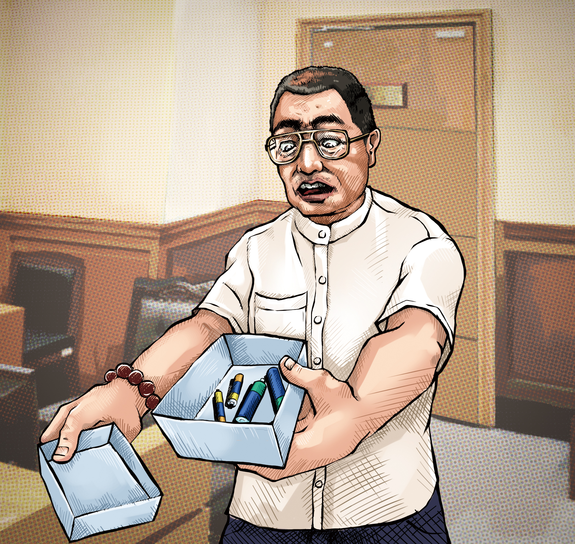 張宗保向本刊爆料，除遭查扣的千萬元沉香被調包成4顆電池，還有骨董及現金去向不明，懷疑12年前被搜索時，遭順手牽羊A走。