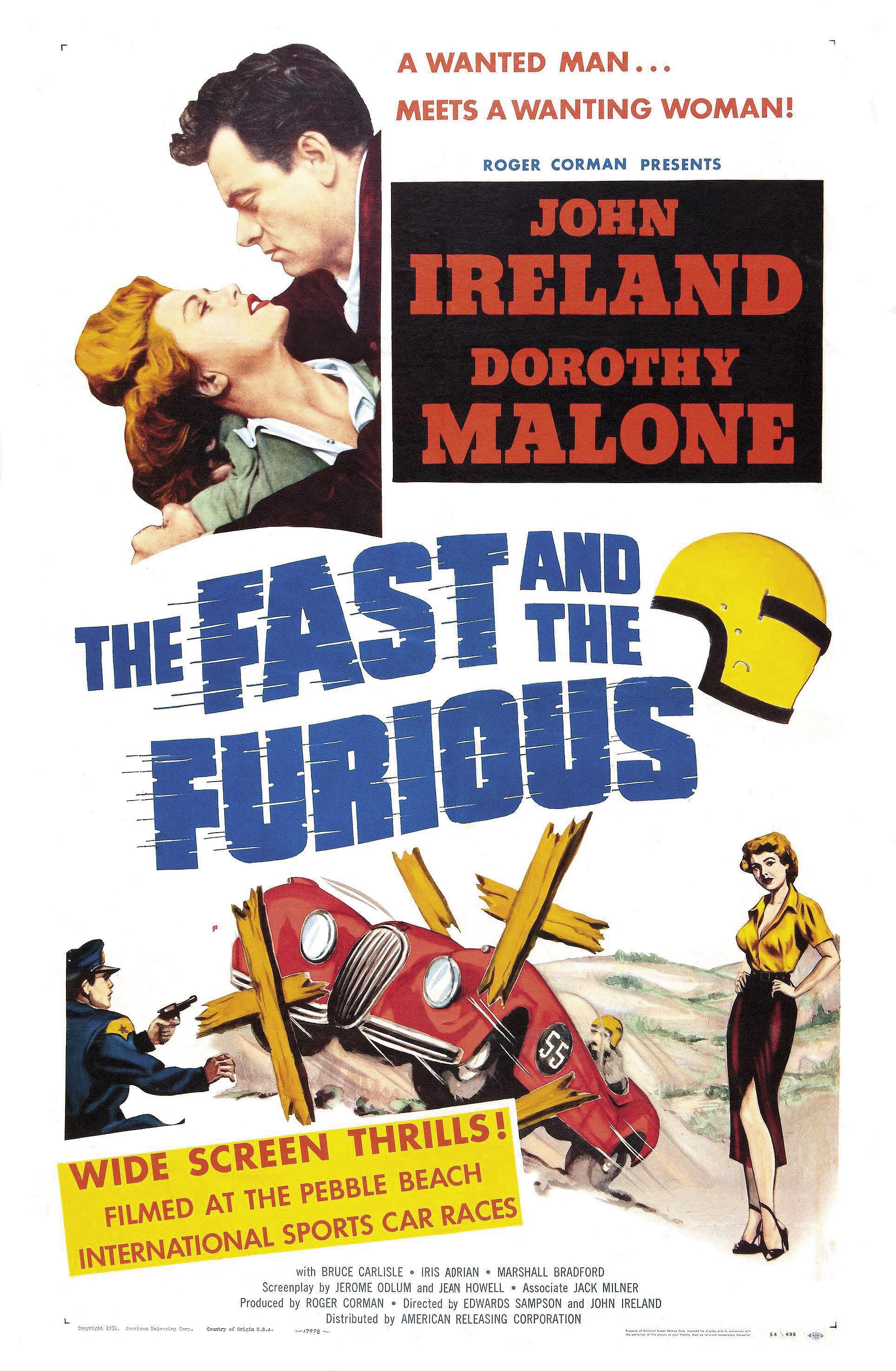 《玩命關頭》英文片名由來,源自1955年飆車電影《The Fast and the Furious》。