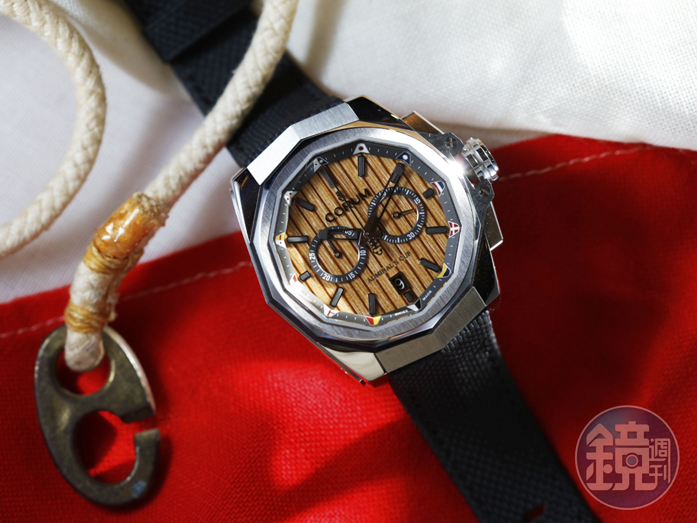 Admiral AC-One 45 Bois計時碼錶/機芯：自動上鍊機芯/功能：時、分、小秒、日期顯示；計時碼錶功能/建議售價：NT$278,000