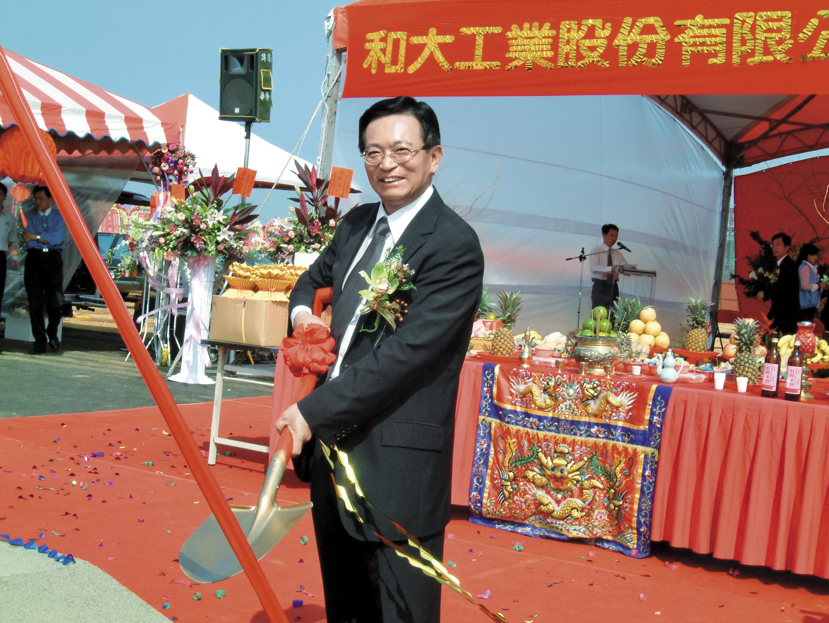 2004年，沈國榮為因應車廠訂單需求，正式動土興建中科廠，也是目前和大工業總部。（和大提供）