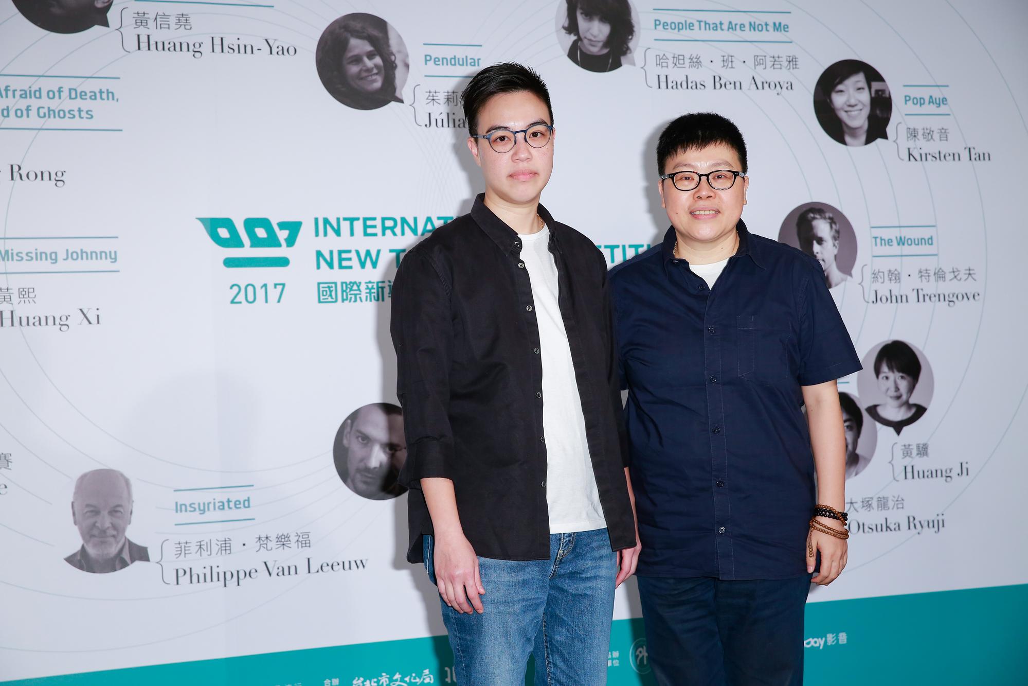 知名電影製片葉如芬（右）以提拔後進的心情，投資導演黃熙完成《強尼凱克》。 