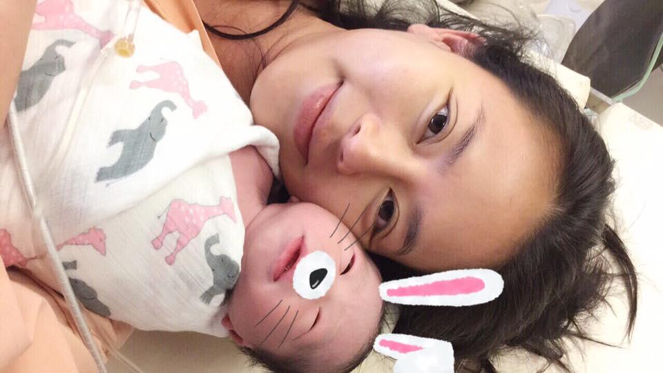 劉香慈公開與兒子合照,「媽咪的心頭肉❤️😘我會用我的生命保護你的~」(翻攝自劉香慈臉書)