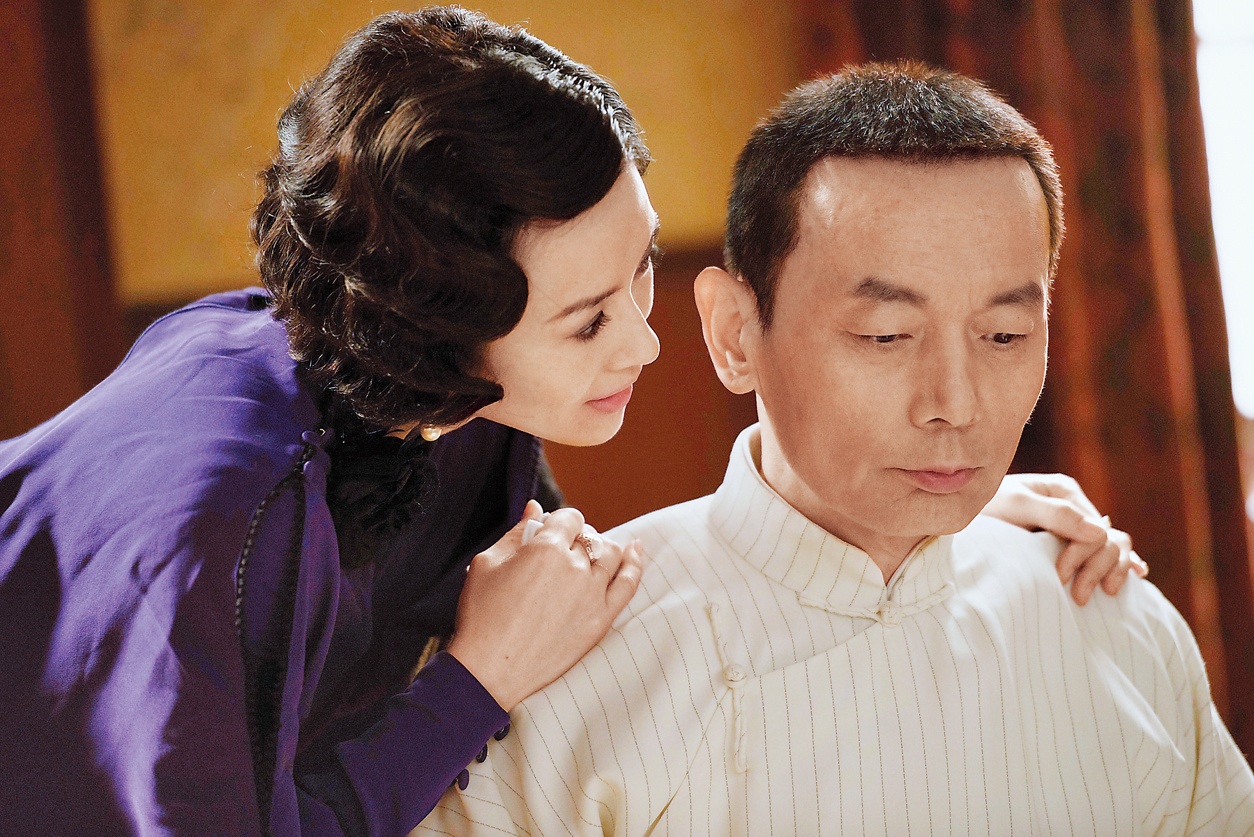 《羅曼蒂克消亡史》中所有演員，在片中都頗有派頭，葛優總是氣定神閒，章子怡則不刻意賣風騷，維持體面優雅。（甲上提供）