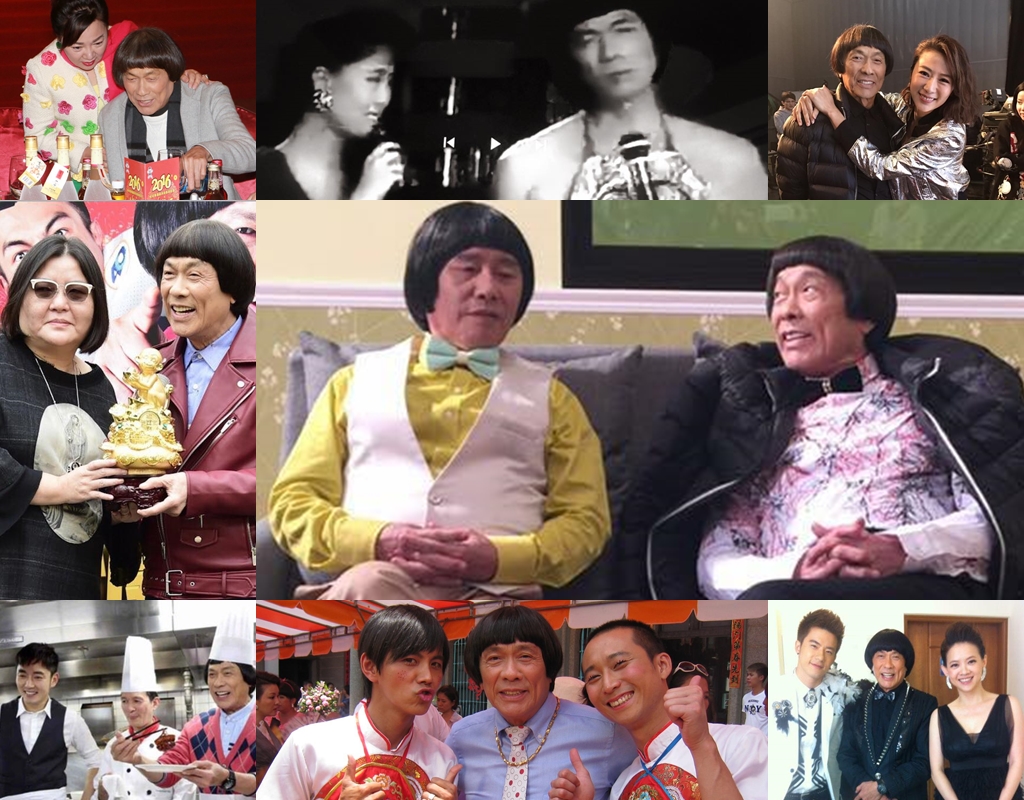 豬哥亮一生演藝作品無數，合作過的藝人得知憾訊紛感不捨。（合成圖片，翻攝自Facebook）