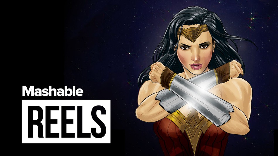 Mashable介紹新服務Reels用的視覺圖。（圖／Mashable官網）