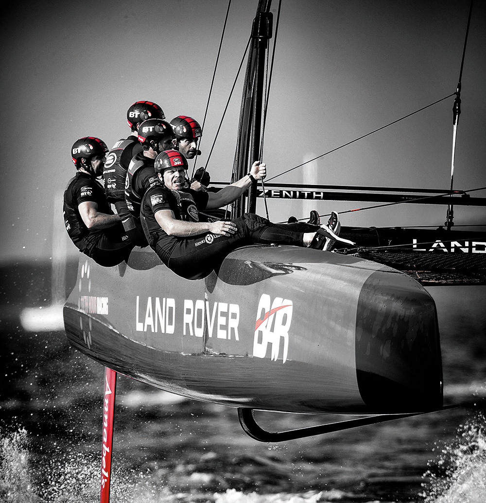 Land Rover BAR船隊於2014年創立，代表英國征戰美洲盃。