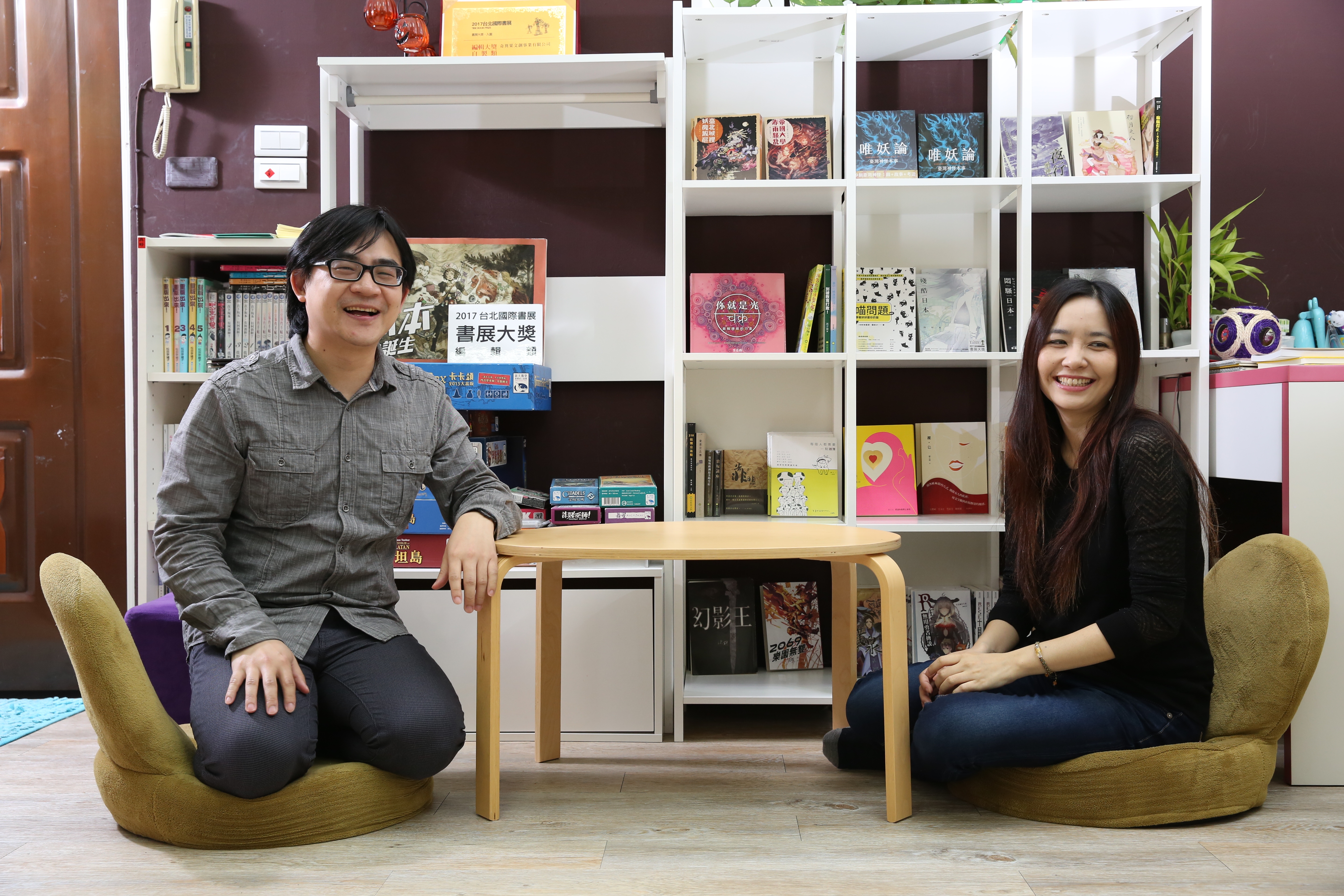 創意總監劉定綱與總編輯廖之韻親手打造奇異果文創出版社