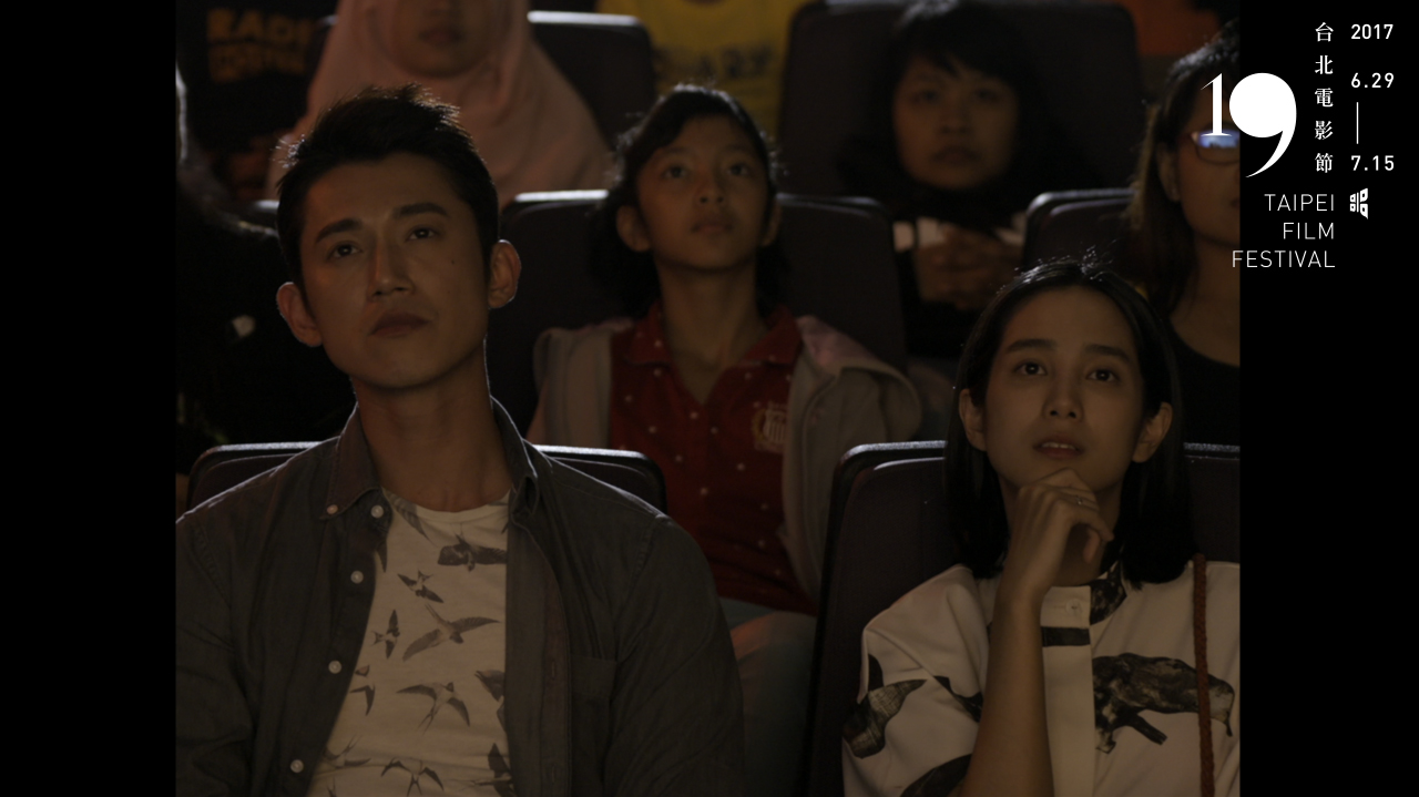  第19屆台北電影節電影大使吳慷仁（左）及温貞菱。（台北電影節提供）