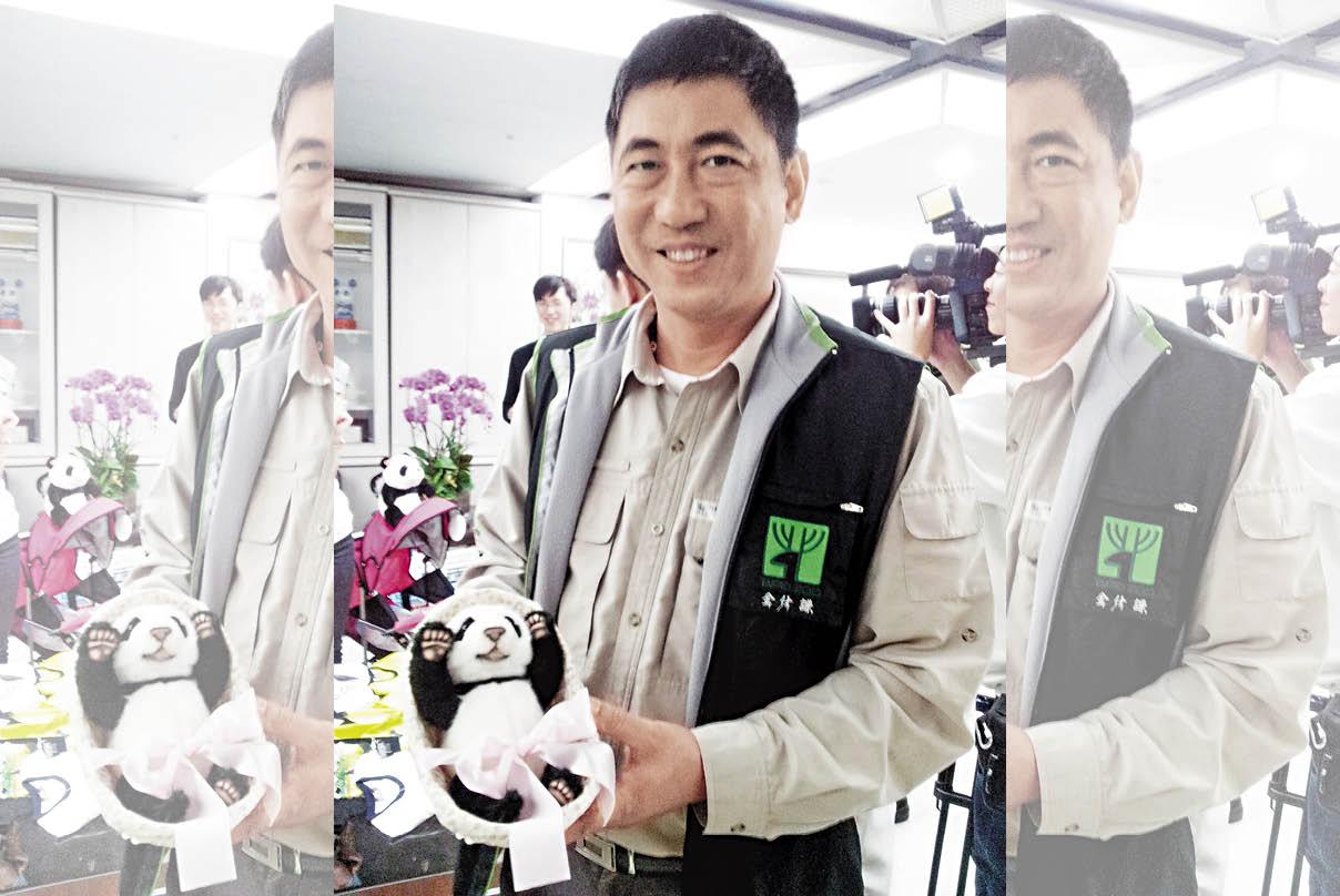 園長金仕謙強調，自己不知道動物園和廠商間有業務監督關係，且不能接受廠商捐款。（中央社）